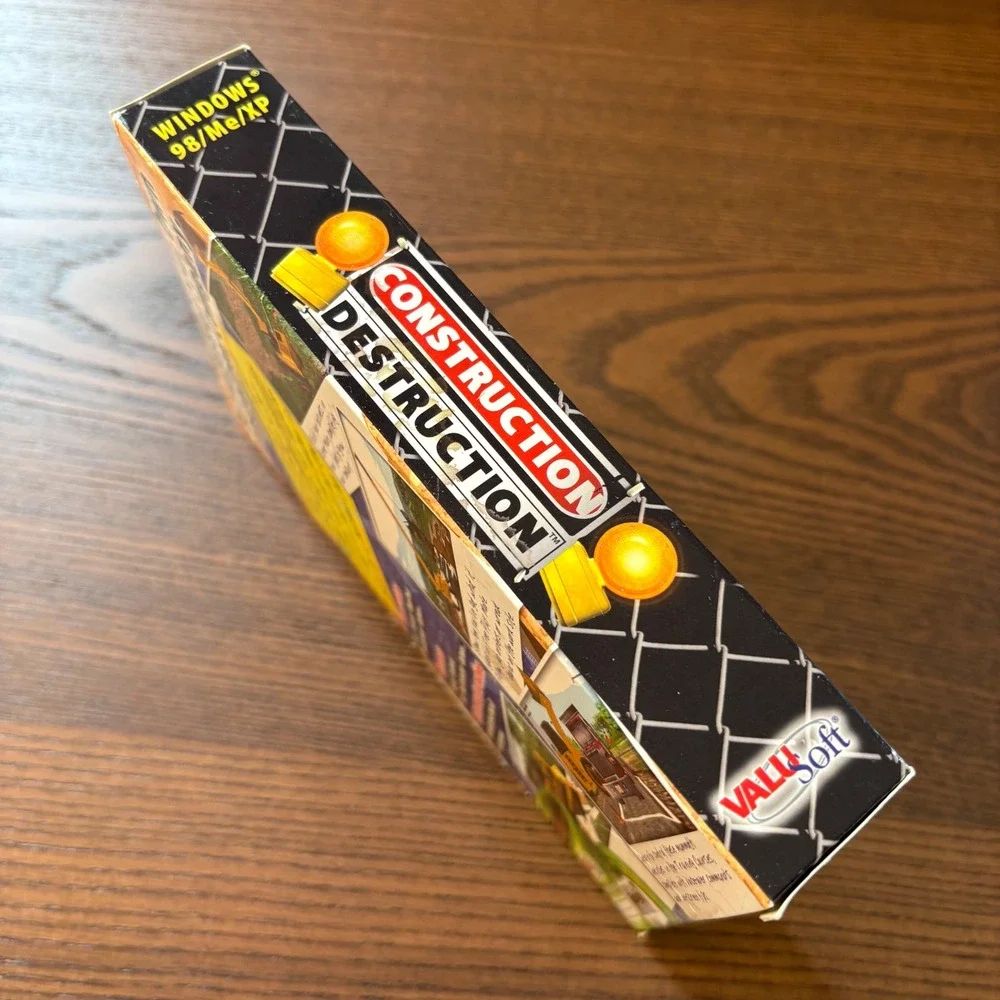 Construction Destruction PC‎ Game 2003 ValuSoft Windows 98 Me XP Big Box Sim